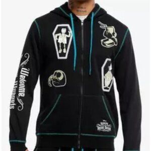 Our Universe Disney Muppets Haunted Mansion Patches Glow-In-The-Dark Hoodie 3X